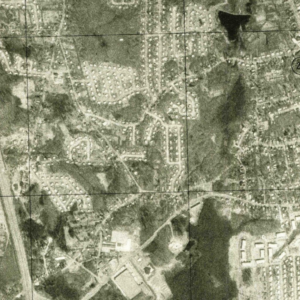 Blue Hills, MA (1977, 25000Scale) Map by United States Geological