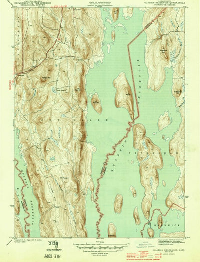 Quabbin Reservoir, MA (1944, 31680-Scale) Preview 1