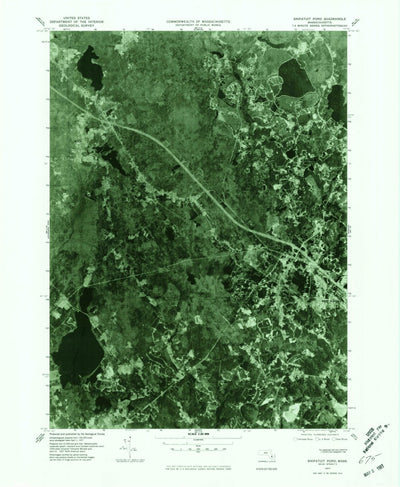 Snipatuit Pond, MA (1977, 25000-Scale) Preview 1