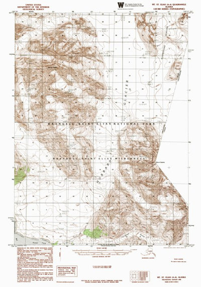 AK-MT ST ELIAS A4: Authoritative US Topos 1985