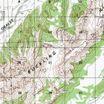 AK-BERING GLACIER A8: Authoritative US Topos 1984