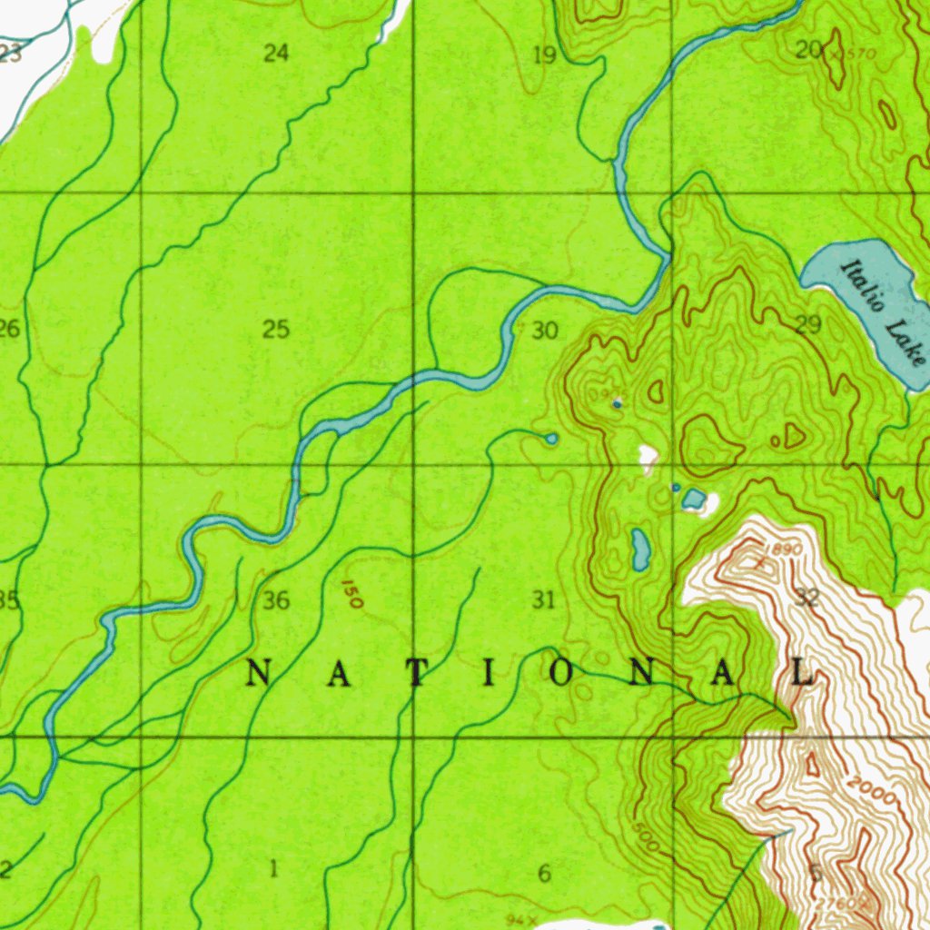 AKYAKUTAT B3 Authoritative US Topos 1959 Map by Western Michigan