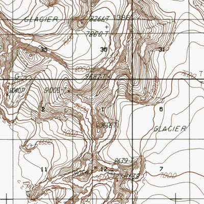 AK-BERING GLACIER C2: Authoritative US Topos 1985