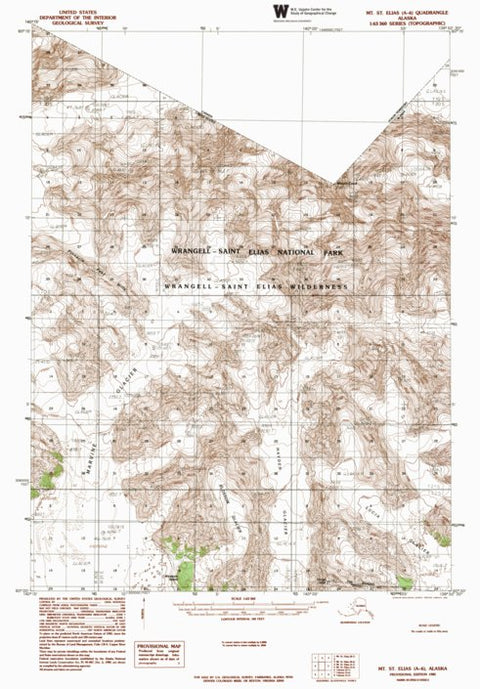 AK-MT ST ELIAS A6: Authoritative US Topos 1985