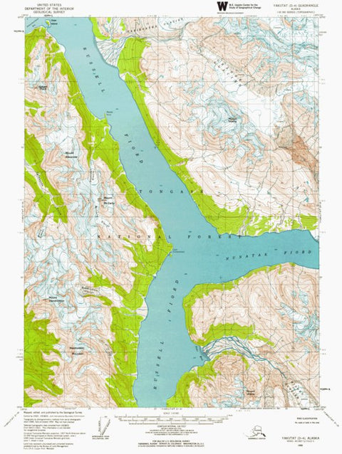 AK-YAKUTAT D4: Authoritative US Topos 1959