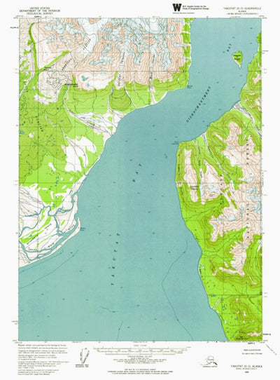 AK-YAKUTAT D5: Authoritative US Topos 1959