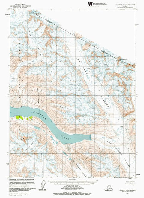 AK-YAKUTAT D3: Authoritative US Topos 1959