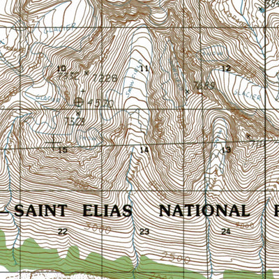 AK-BERING GLACIER D6: Authoritative US Topos 1984