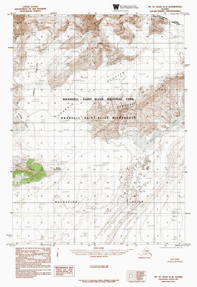AK-MT ST ELIAS A8: Authoritative US Topos 1985