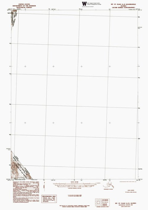 AK-MT ST ELIAS A3: Authoritative US Topos 1985