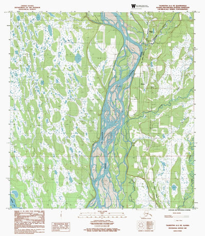 AK-TALKEETNA A1 SE: Authoritative US Topos 1987