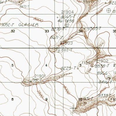 AK-BERING GLACIER C1: Authoritative US Topos 1985