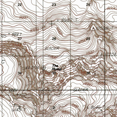 AK-BERING GLACIER B1: Authoritative US Topos 1985
