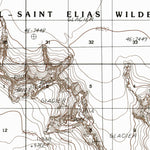 AK-BERING GLACIER C3: Authoritative US Topos 1985
