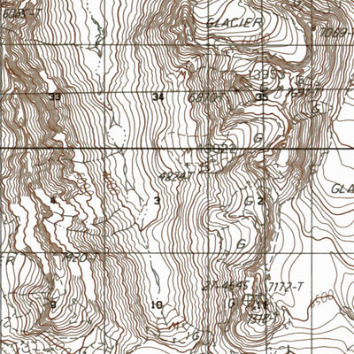 AK-BERING GLACIER C3: Authoritative US Topos 1985