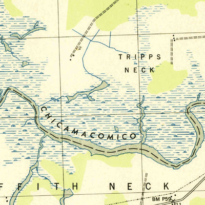 Chicamacomico River, MD (1943, 31680-Scale) Preview 2