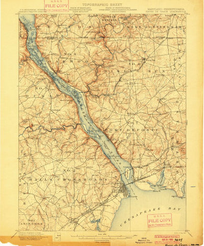 Havre De Grace, MD-PA (1900, 62500-Scale) Preview 1