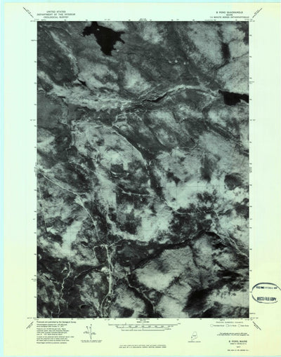 B Pond, ME (1977, 24000-Scale) Preview 1