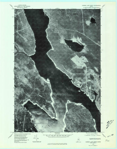 Caribou Lake North, ME (1978, 24000-Scale) Preview 1