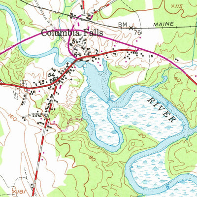 Columbia Falls, ME (1948, 24000-Scale) Preview 3