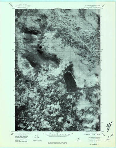 Katahdin Lake, ME (1978, 24000-Scale) Preview 1