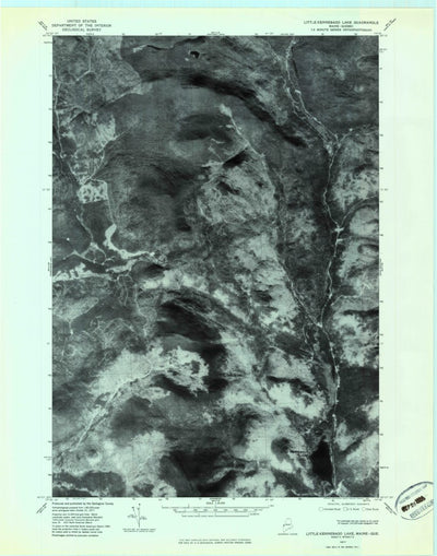Little Kennebago Lake, ME (1977, 24000-Scale) Preview 1
