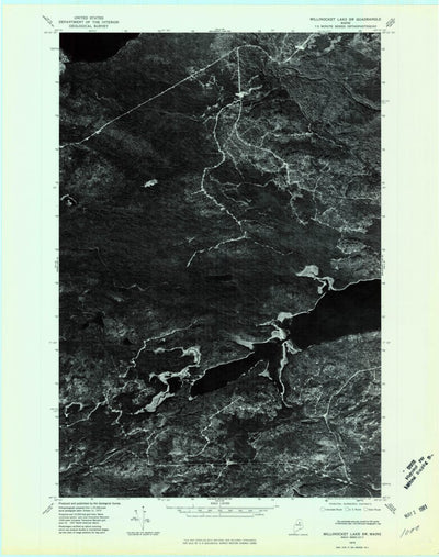 Millinocket Lake West, ME (1975, 24000-Scale) Preview 1