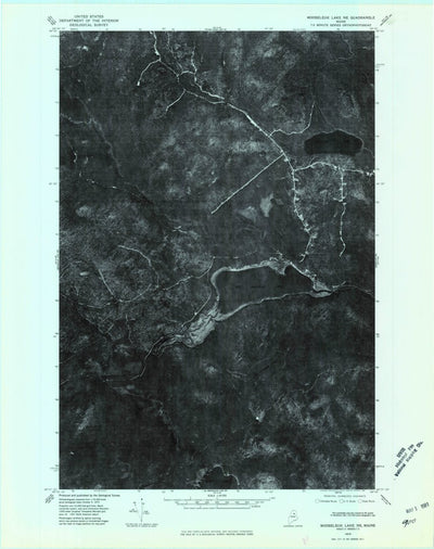 Big Machias Lake, ME (1975, 24000-Scale) Preview 1