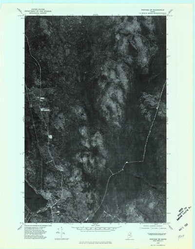 Portage Lake East, ME (1975, 24000-Scale) Preview 1