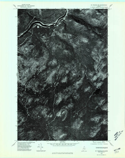 Pelletier Brook Lakes, ME (1975, 24000-Scale) Preview 1