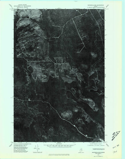 Portage Lake West, ME (1975, 24000-Scale) Preview 1
