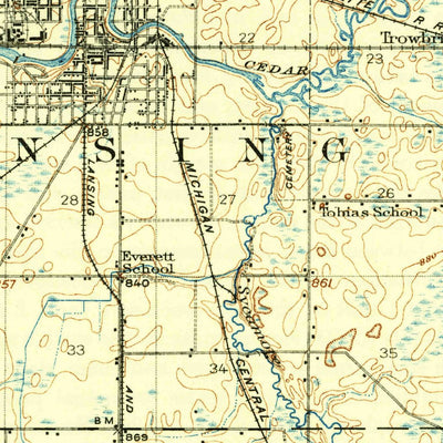 Laingsburg, MI (1912, 62500-Scale) Preview 3