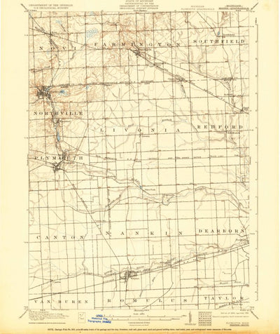 Plymouth, MI (1905, 62500-Scale) Preview 1