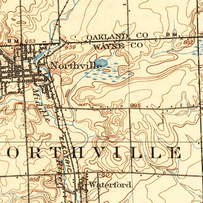 Plymouth, MI (1905, 62500-Scale) Preview 3