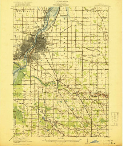 Saginaw, MI (1919, 62500-Scale) Preview 1