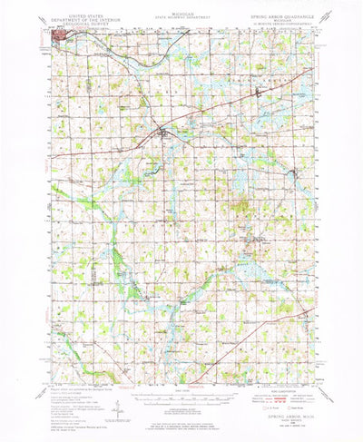 Spring Arbor, MI (1948, 62500-Scale) Preview 1