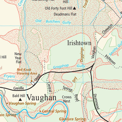 Guildford - Taradale Gold map