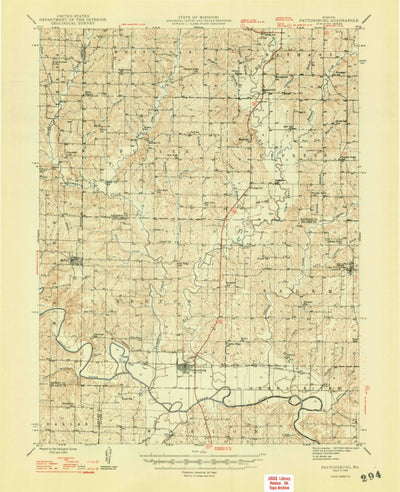 Pattonsburg, MO (1948, 62500-Scale) Preview 1