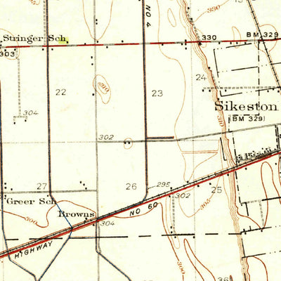 Sikeston, MO (1931, 62500-Scale) Preview 2