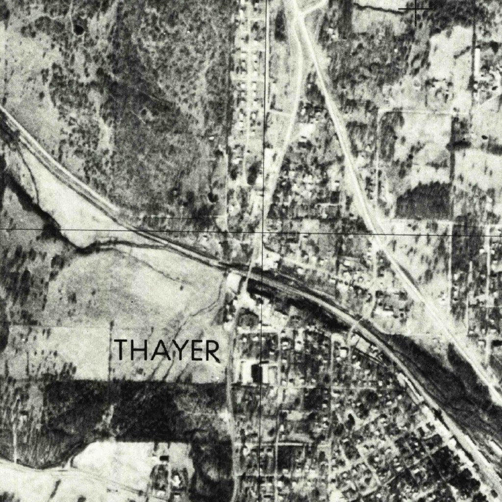Thayer Indianamap Thayer, MO (1976, 24000-Scale) Map by United States Geological Survey ...