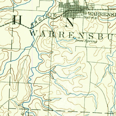 Warrensburg, MO (1885, 125000-Scale) Preview 2