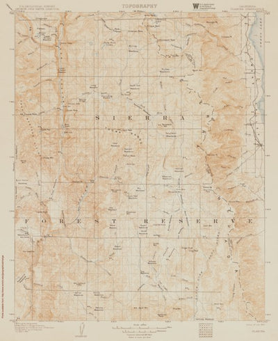 CA-OLANCHA: Authoritative US Topos Historic 1907