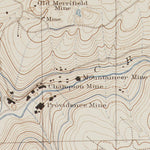 CA-NEVADA CITY: Authoritative US Topos Historic 1895