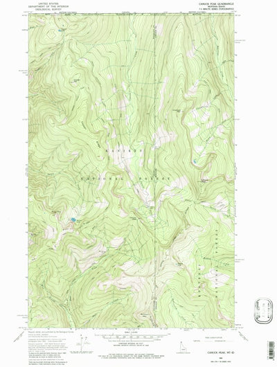 Canuck Peak, MT-ID (1965, 24000-Scale) Preview 1