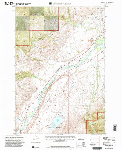 Dailey Lake, MT (2000, 24000-Scale) Preview 1
