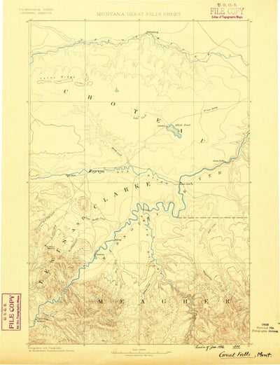 Great Falls W, MT (1886, 250000-Scale) Preview 1