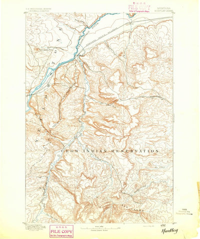 Huntley, MT (1893, 125000-Scale) Preview 1
