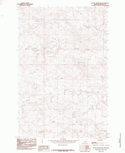 Kachia Reservoir, MT (1985, 24000-Scale) Preview 1