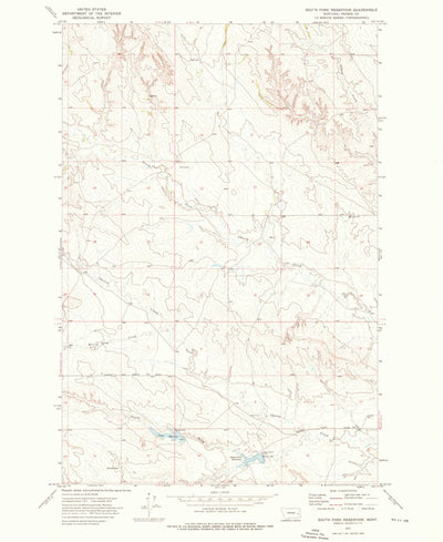 South Fork Reservoir, MT (1972, 24000-Scale) Preview 1