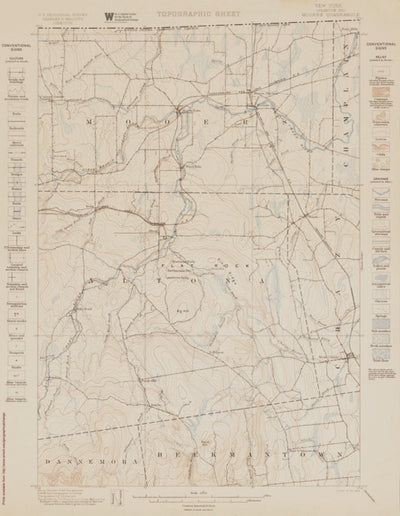 NY-MOOERS: Authoritative US Topos Historic 1899